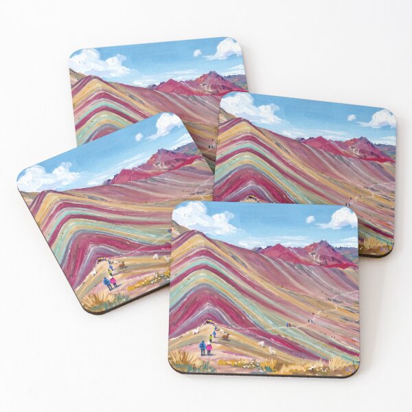 Item preview, Vinicunca The Rainbow Mountain designed and sold by RedPeaStudio.