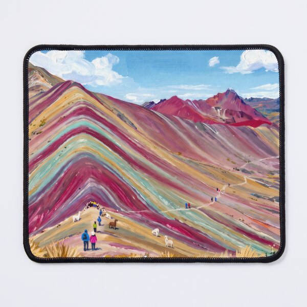 Item preview, Vinicunca The Rainbow Mountain designed and sold by RedPeaStudio.