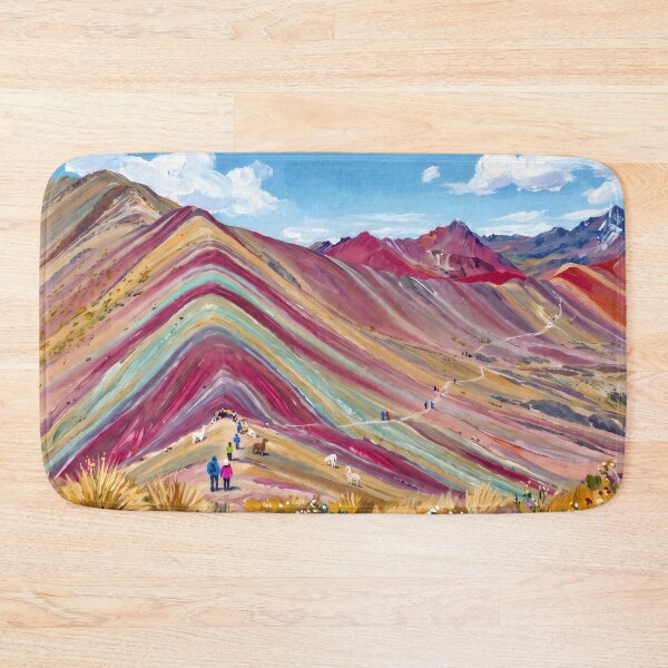 Item preview, Vinicunca The Rainbow Mountain designed and sold by RedPeaStudio.
