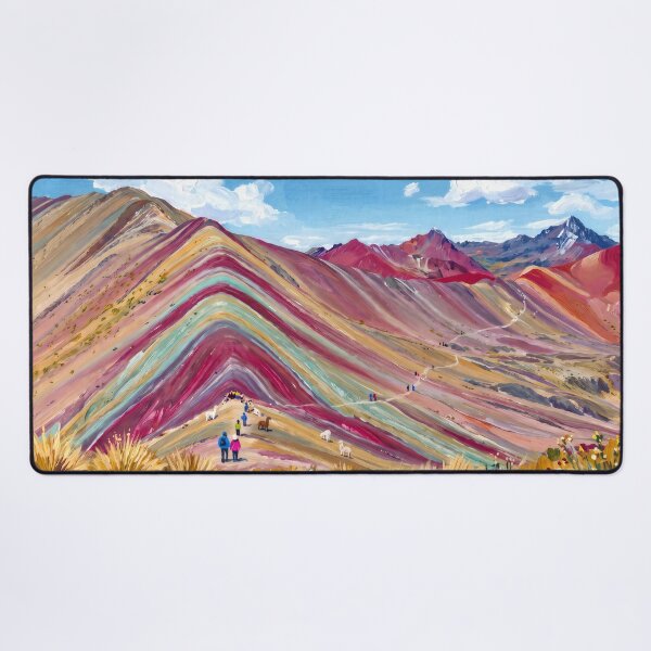 Item preview, Vinicunca The Rainbow Mountain designed and sold by RedPeaStudio.