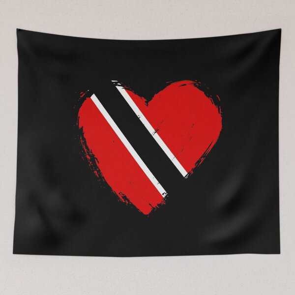Item preview, Distressed Trinidad And Tobago Flag Heart TT designed and sold by shitpostee.
