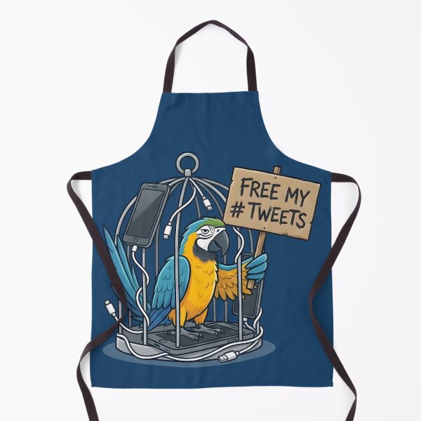 Item preview, Digital Jailbird Macaw | Free my Tweets designed and sold by SillyPawsStudio.
