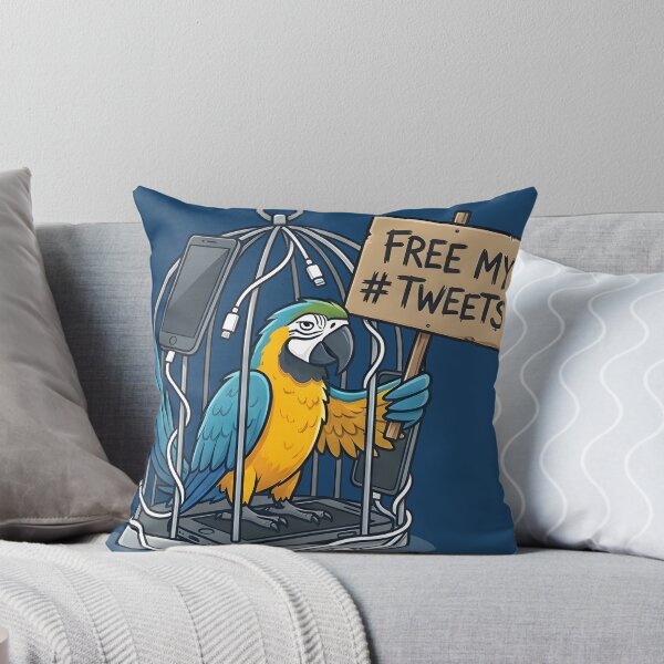 Item preview, Digital Jailbird Macaw | Free my Tweets designed and sold by SillyPawsStudio.