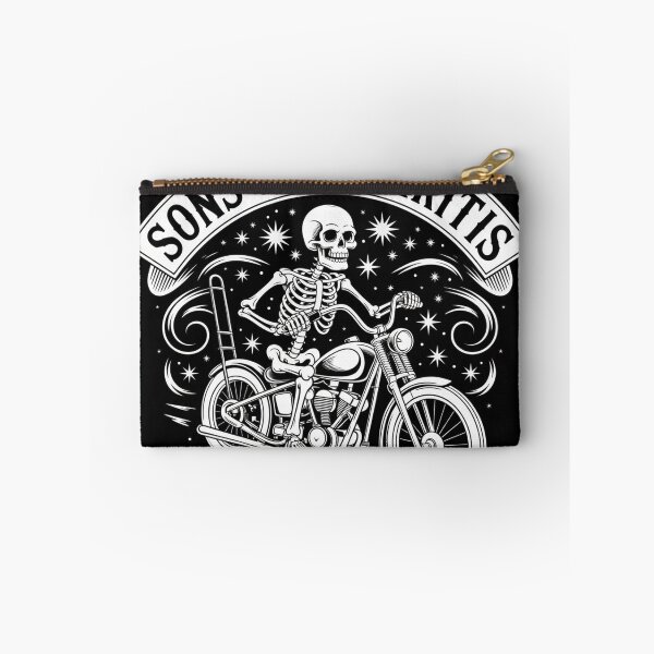 Item preview, Sons of Arthritis Skeleton Motorcycle Biker Design designed and sold by ElioCantarini9.