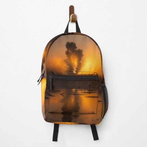Item preview, Golden Morning Sunrise Reflection over Misty Pond designed and sold by Elżbieta Kaps.