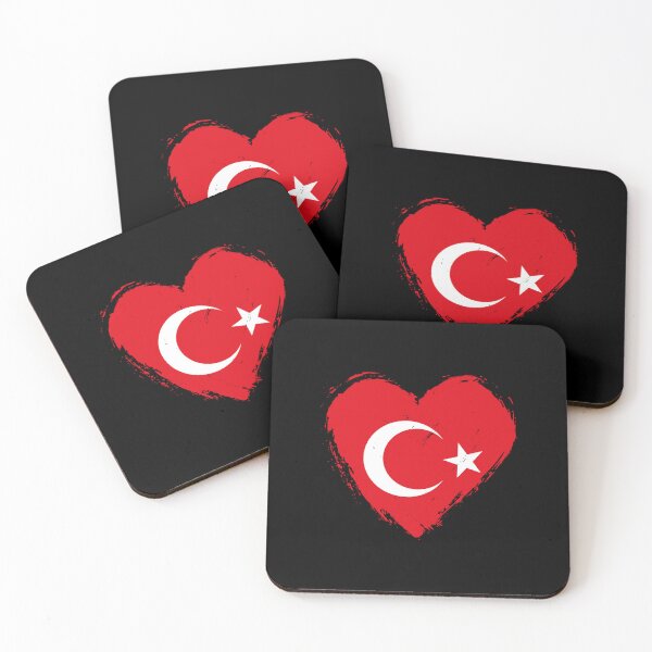 Item preview, Distressed Turkey Flag Heart TR designed and sold by shitpostee.
