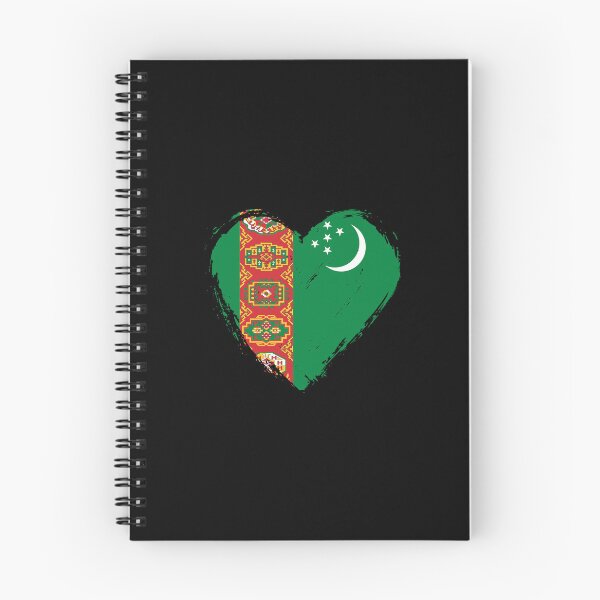 Item preview, Distressed Turkmenistan Flag Heart TM designed and sold by shitpostee.