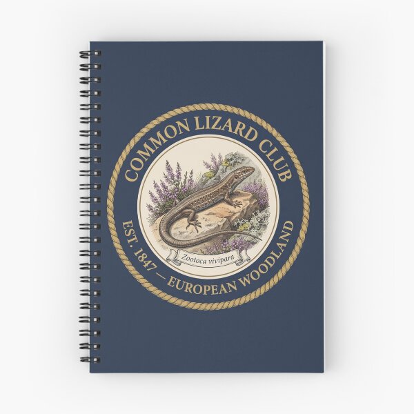 Item preview, Common Lizard Club Vintage Badge Heathland Wildlife designed and sold by CalmCapy Co.