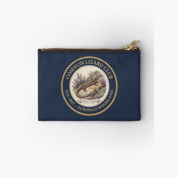 Item preview, Common Lizard Club Vintage Badge Heathland Wildlife designed and sold by CalmCapy Co.