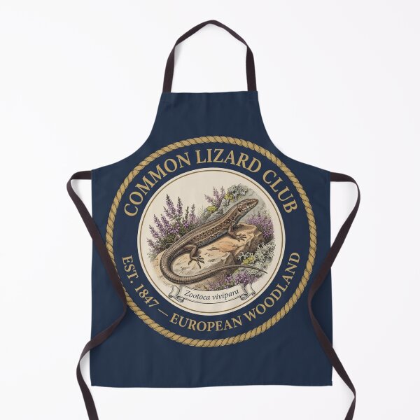 Item preview, Common Lizard Club Vintage Badge Heathland Wildlife designed and sold by CalmCapy Co.