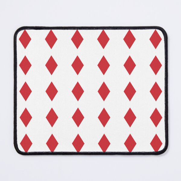 Item preview, Retro Red Diamond Minimalist Mid Century Modern Art designed and sold by GemsAnatomy.