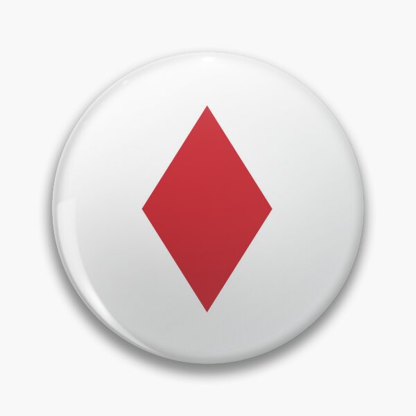 Item preview, Retro Red Diamond Minimalist Mid Century Modern Art designed and sold by GemsAnatomy.