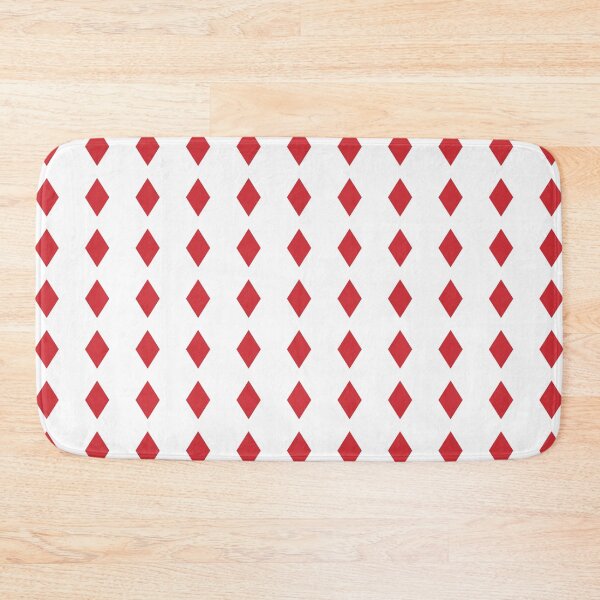 Item preview, Retro Red Diamond Minimalist Mid Century Modern Art designed and sold by GemsAnatomy.