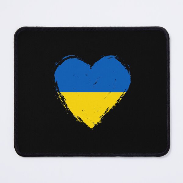 Item preview, Distressed Ukraine Flag Heart UA designed and sold by shitpostee.