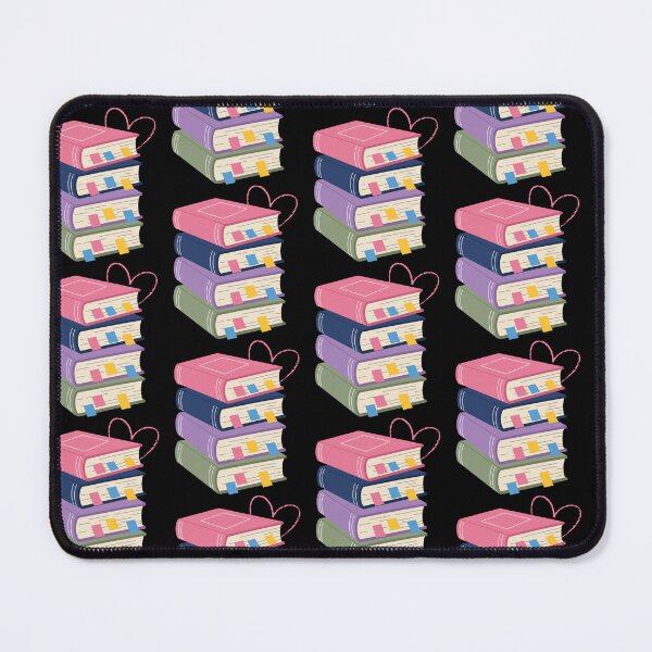Item preview, Cute Tabbed Books Heart Sticky Notes Bookish Aesthetic designed and sold by PrintivoraHub.