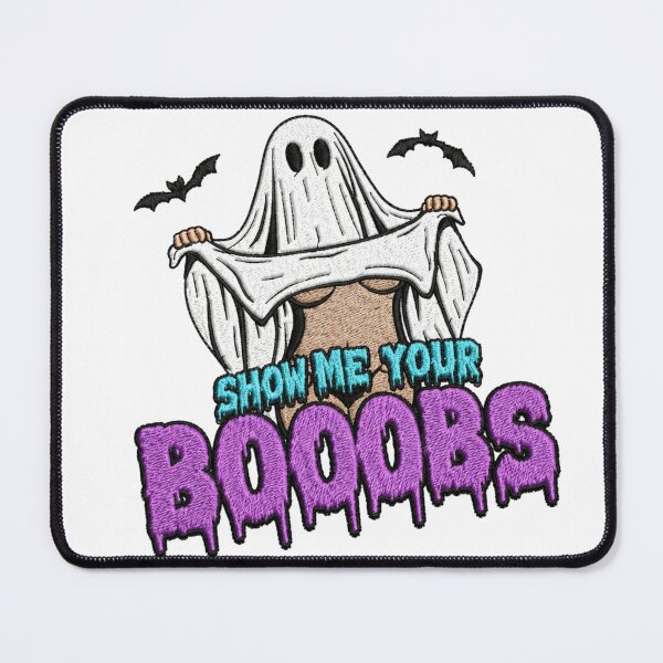 Item preview, Ghostly Boobies Retro Horror Humor designed and sold by EgoSovereign.