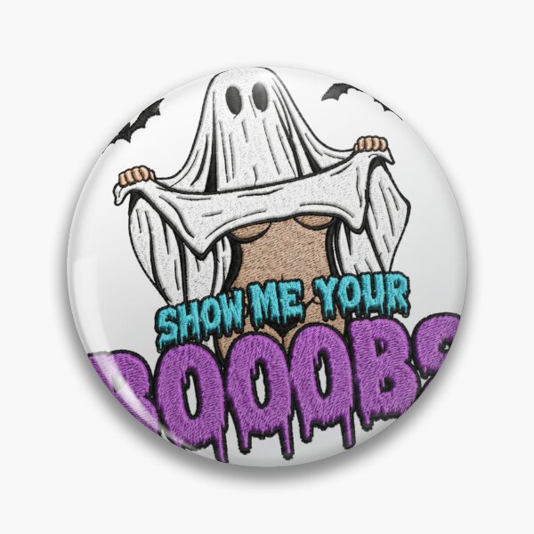 Item preview, Ghostly Boobies Retro Horror Humor designed and sold by EgoSovereign.