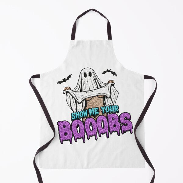 Item preview, Ghostly Boobies Retro Horror Humor designed and sold by EgoSovereign.