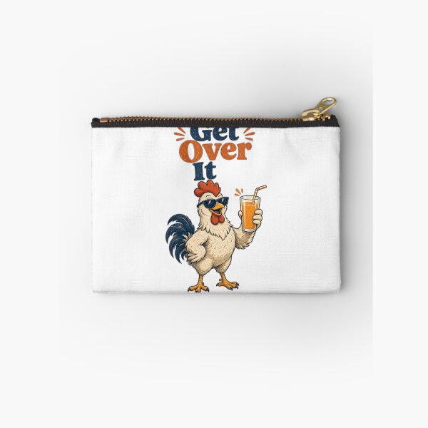 Item preview, Get Over It Funny Rooster Orange Juice designed and sold by aigcx.