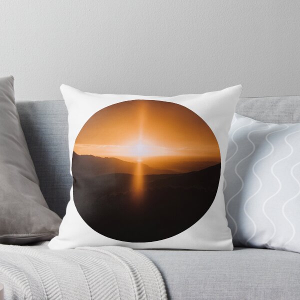 Item preview, Golden Hour Mountain Sun Flare Circle designed and sold by Vision Crafted.