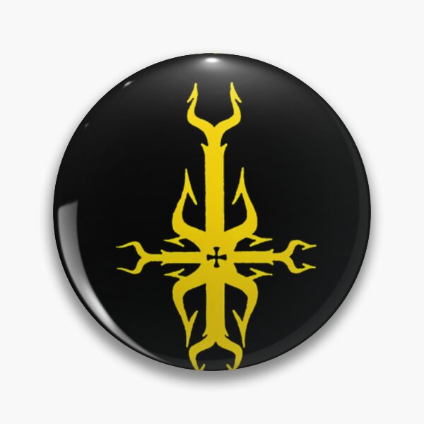 Item preview, Yellow Silhouette Black Metal Symbol designed and sold by nucrane82.