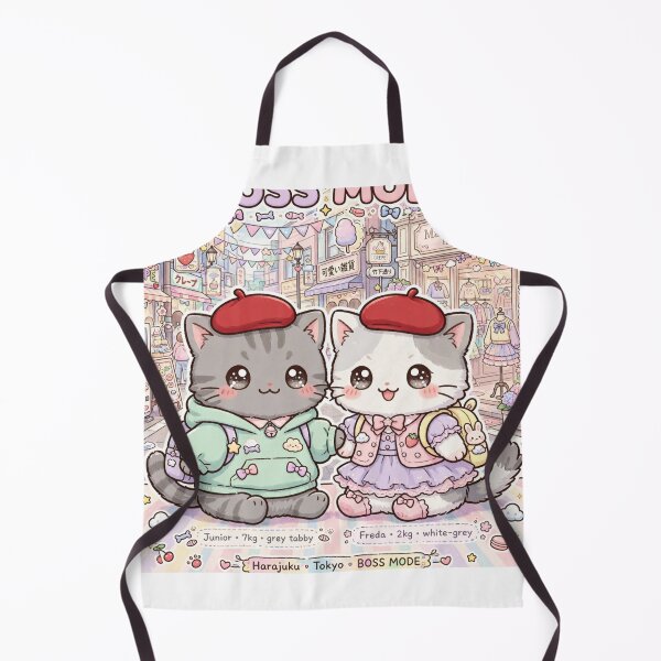 Item preview, Boss Mode Harajuku Tokyo Japan Cats Junior 7kg Freda 2kg Kawaii designed and sold by MAISON SYLVIE.