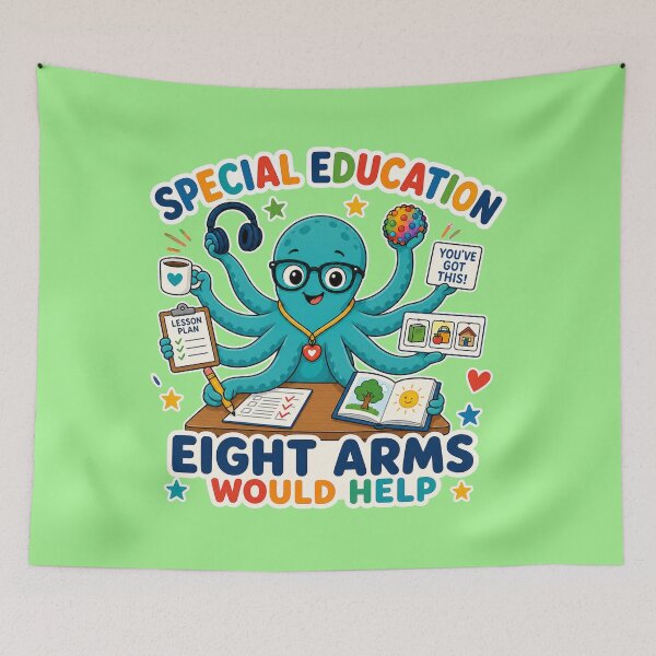 Item preview, Special Education Eight Arms Would Help Cute Octopus Teacher designed and sold by SVox.
