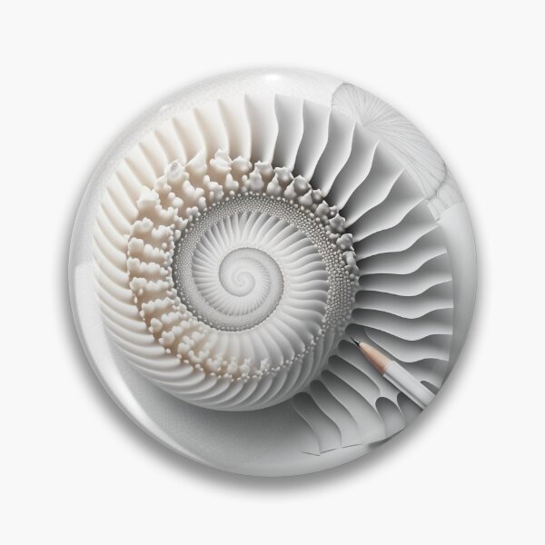 Item preview, White Shell Study with Drawing Pen designed and sold by RAGANADesign.