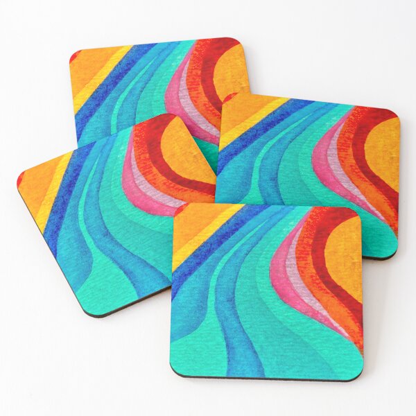 Item preview, Colorful Flowing Abstract Watercolor designed and sold by DaydreamDept..