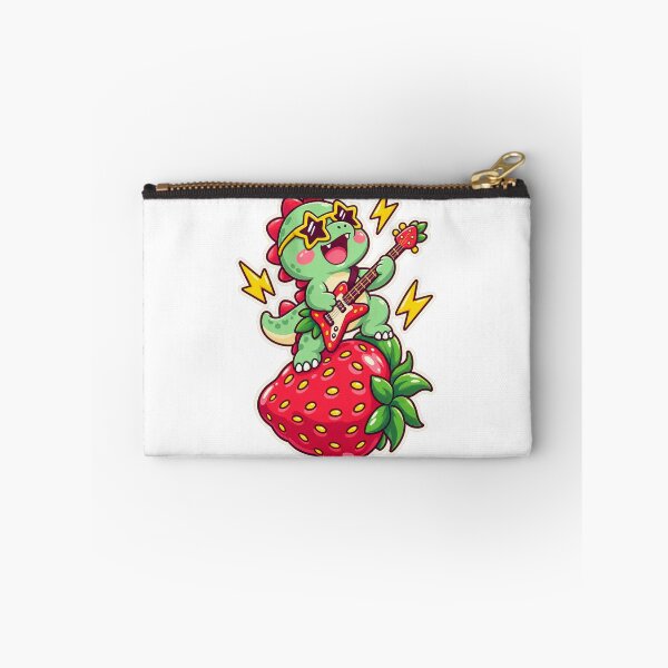 Item preview, Dinosaur Guitar Strawberry designed and sold by StickyJoyStudio.