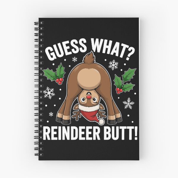 Item preview, Guess What, Reindeer Butt Funny Christmas designed and sold by gordonbwyashop.
