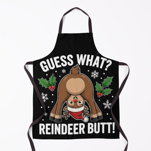 Item preview, Guess What, Reindeer Butt Funny Christmas designed and sold by gordonbwyashop.