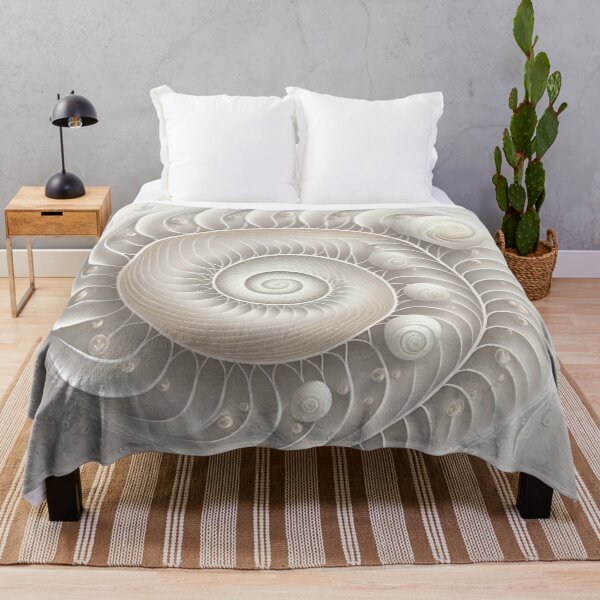 Item preview, Cream Spiral Rosette with Small Shells designed and sold by RAGANADesign.