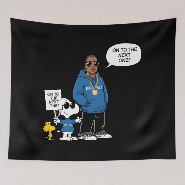 Item preview, Jay Z Snoopy Cartoon Hiphop designed and sold by Nahkolahmom.