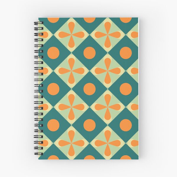 Item preview, Retro Flower Dot Diamond Pattern designed and sold by Zaya_art.