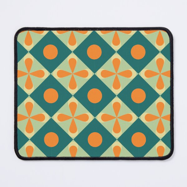 Item preview, Retro Flower Dot Diamond Pattern designed and sold by Zaya_art.