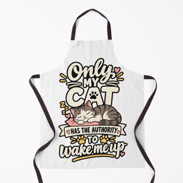 Item preview, Only My Cat Has the Authority to Wake Me Up designed and sold by OneStepFromArt.