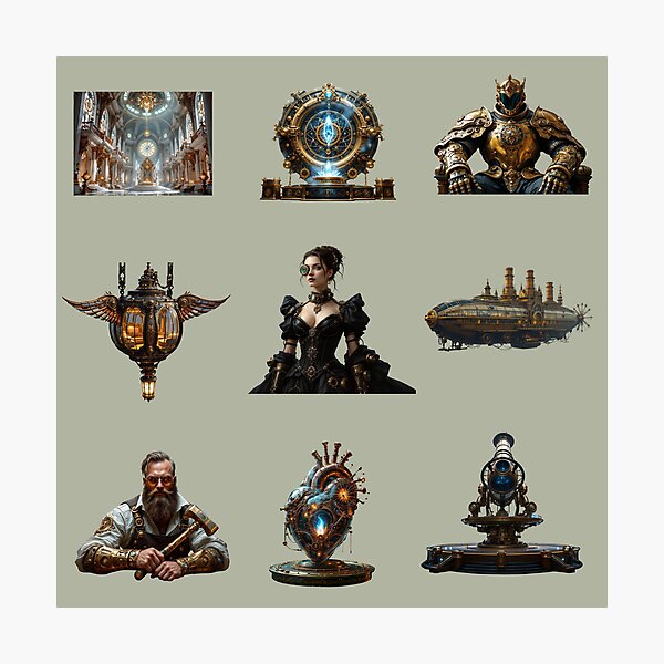 Item preview, Pack Baroque Steampunk 1 designed and sold by Bibi Design.