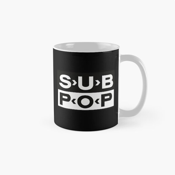 Artikelvorschau, Sub Pop Logo Schallplatte Lustige Grafik entworfen und verkauft von ZenSpiritArt.