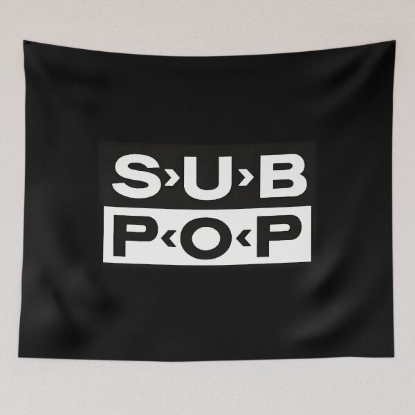 Item preview, Logotipo de Sub Pop Record Gráfico divertido designed and sold by ZenSpiritArt.