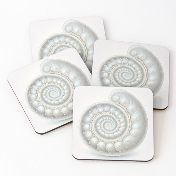 Item preview, Pearlescent Shell with Gold Chambers designed and sold by RAGANADesign.