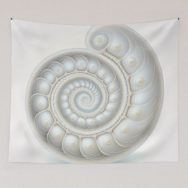 Item preview, Pearlescent Shell with Gold Chambers designed and sold by RAGANADesign.
