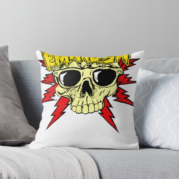 Item preview, Yellow Typography Skull Head Alternative Rock designed and sold by bangwoot.