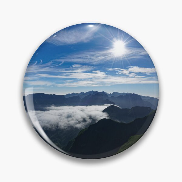 Item preview, Sunny Alpine Sky and Cloud Sea Circle designed and sold by Vision Crafted.