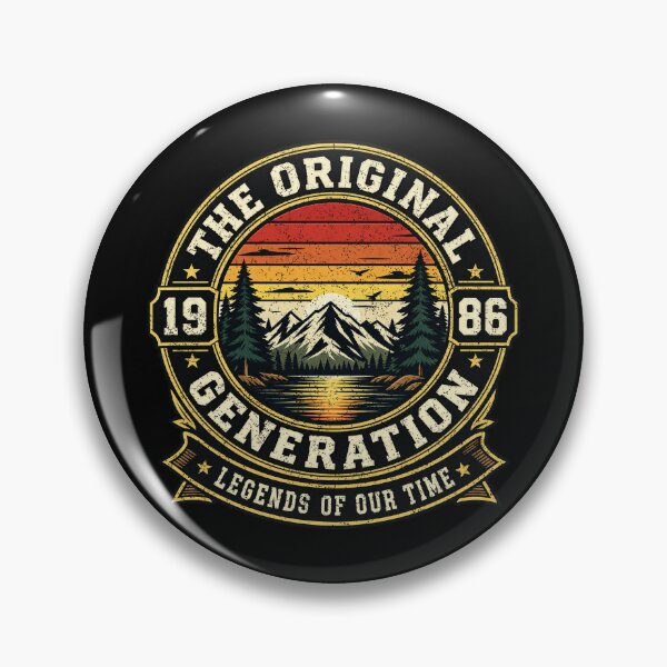 Item preview, 1986 40th Birthday Vintage, The Original Generation Turning 40 Retro Gift designed and sold by avinigav.