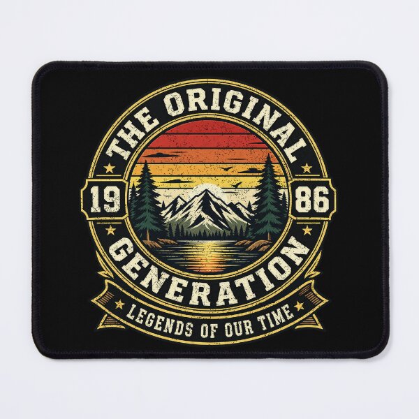 Item preview, 1986 40th Birthday Vintage, The Original Generation Turning 40 Retro Gift designed and sold by avinigav.