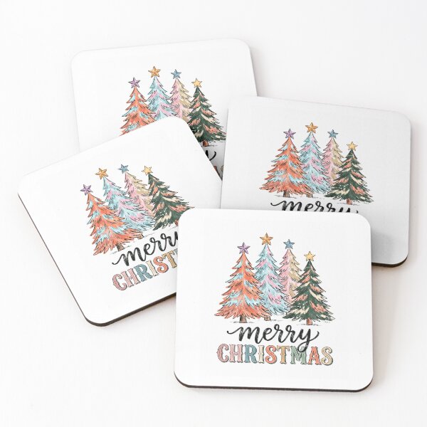 Item preview, Merry Christmas - Retro Boho Leopard Christmas Trees  designed and sold by Steele-Art.