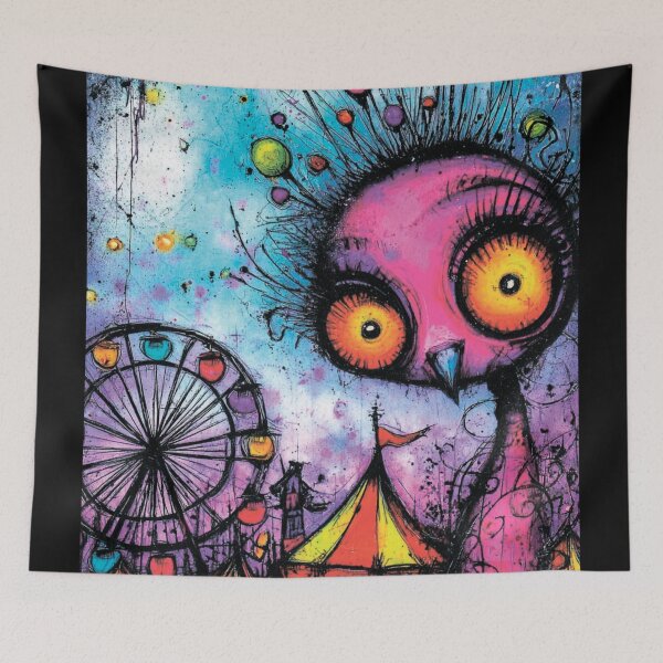 Item preview, Grunge-style Halloween circus designed and sold by MagelliShop.