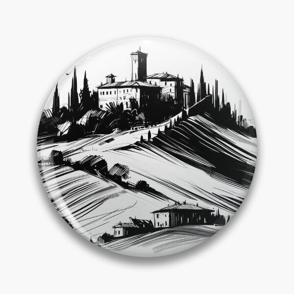 Item preview, Tuscany Landscape designed and sold by Visual Nomad Club.