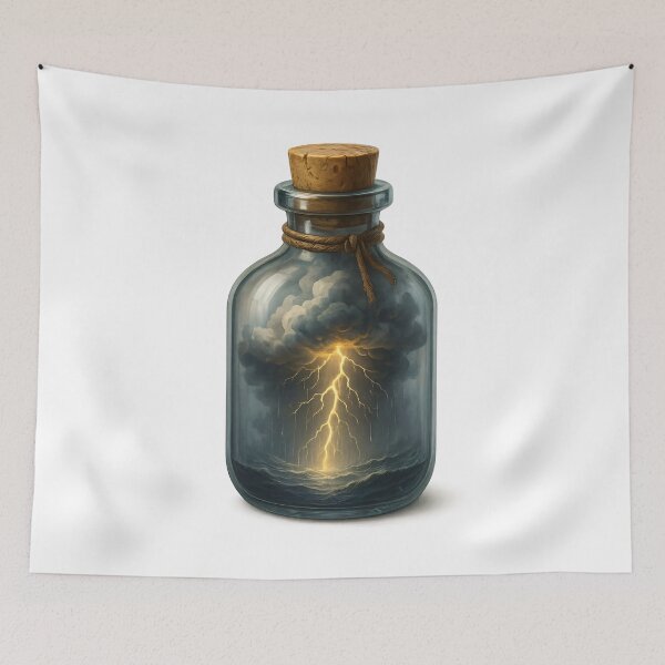 Item preview, Lightning in a Bottle – Storm and Thunder designed and sold by Yomere.